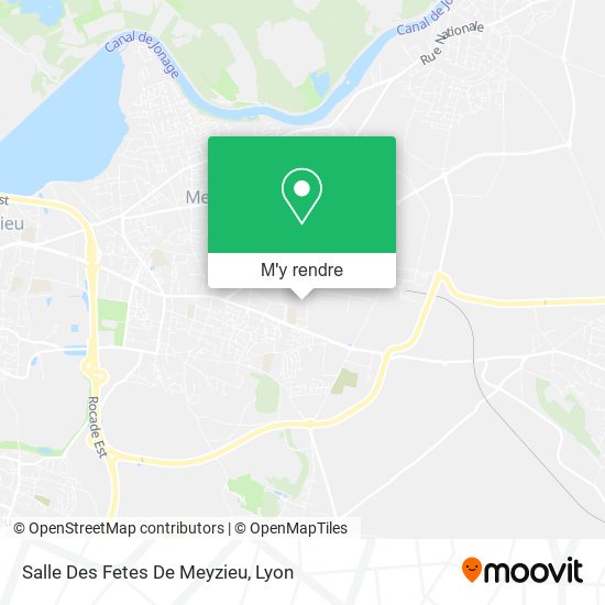 Salle Des Fetes De Meyzieu plan