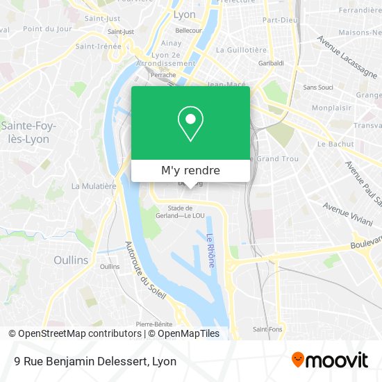 9 Rue Benjamin Delessert plan