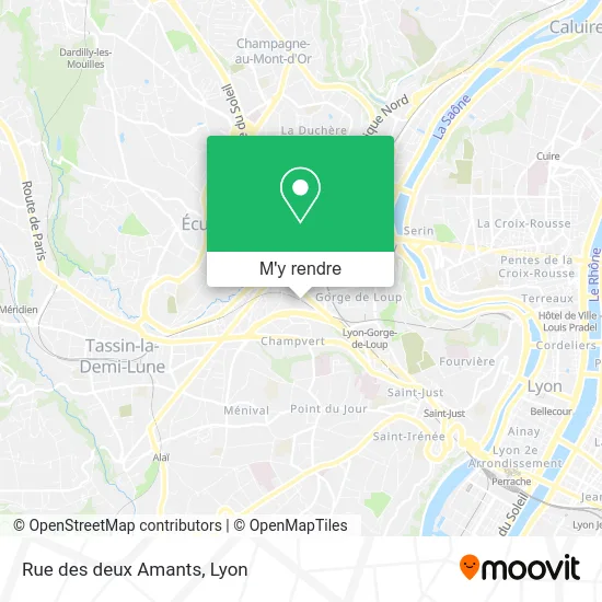 Rue des deux Amants plan