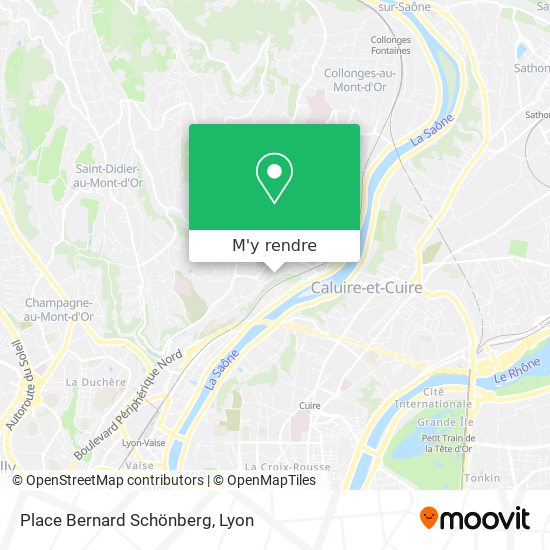Place Bernard Schönberg plan