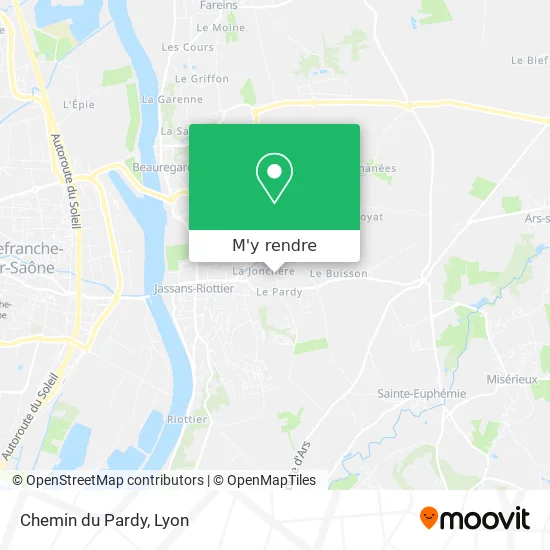 Chemin du Pardy plan