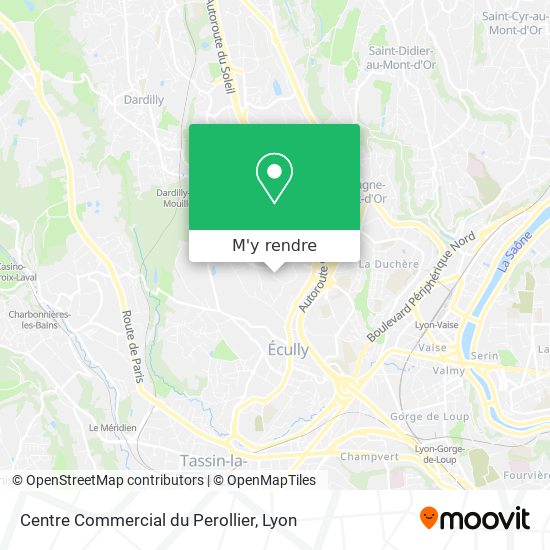 Centre Commercial du Perollier plan