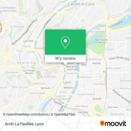 Arrêt La Feuillée plan
