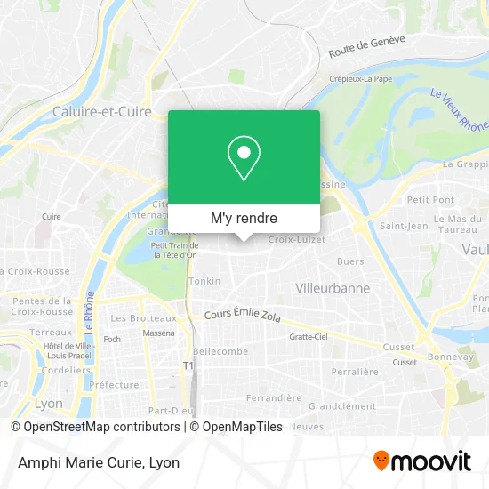 Amphi Marie Curie plan