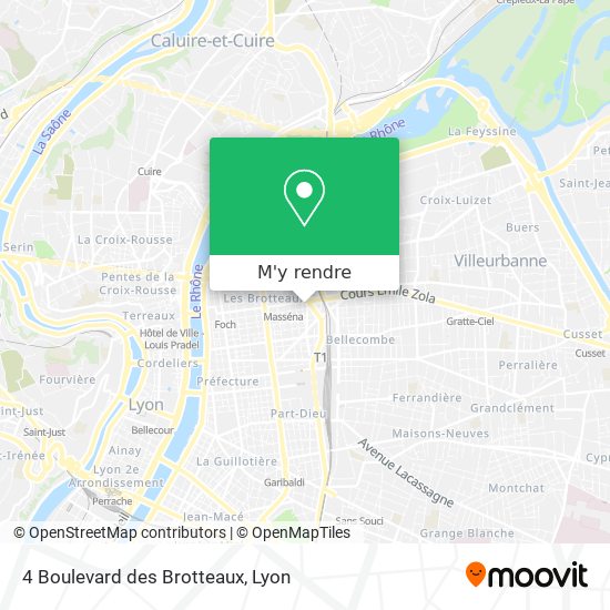 4 Boulevard des Brotteaux plan