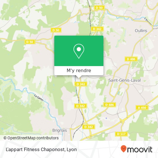 L'appart Fitness Chaponost plan