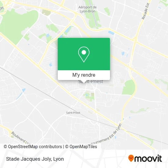 Stade Jacques Joly plan