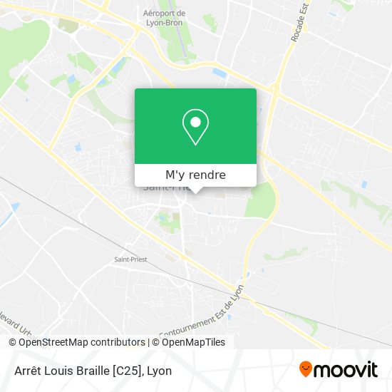 Arrêt Louis Braille [C25] plan