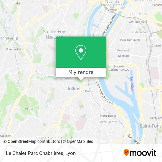 Le Chalet Parc Chabrières plan