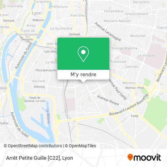 Arrêt Petite Guille [C22] plan