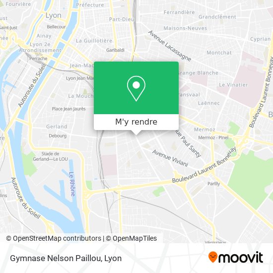 Gymnase Nelson Paillou plan