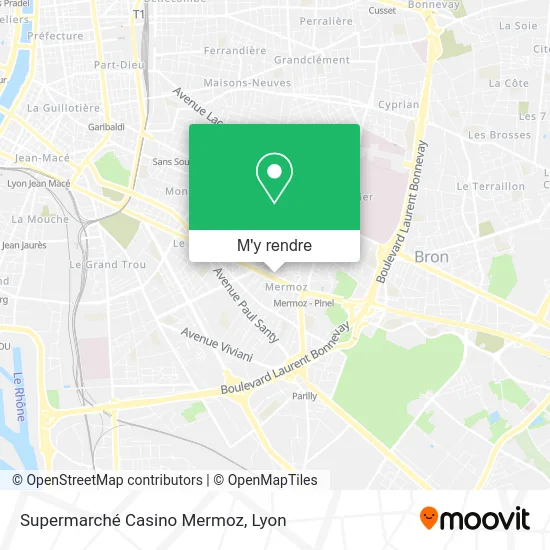 Supermarché Casino Mermoz plan