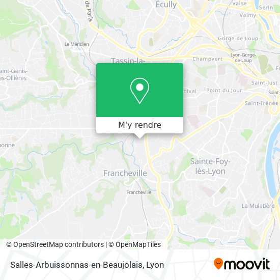 Salles-Arbuissonnas-en-Beaujolais plan