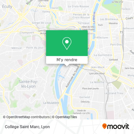 Collège Saint Marc plan