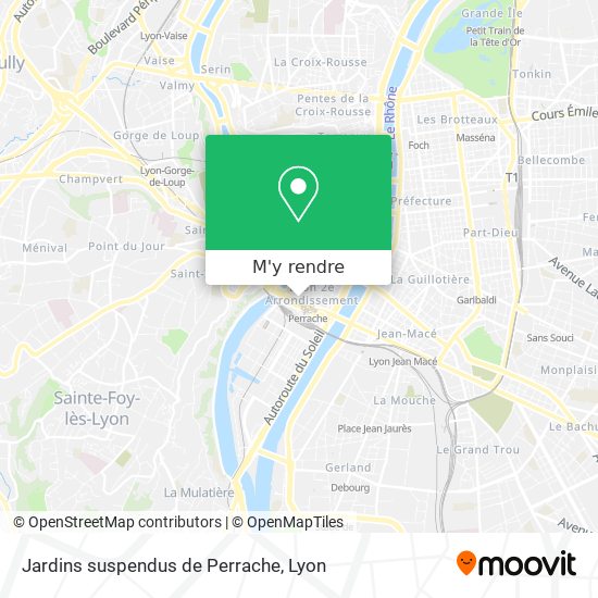 Jardins suspendus de Perrache plan