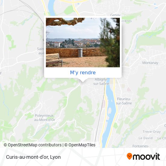 Curis-au-mont-d'or plan