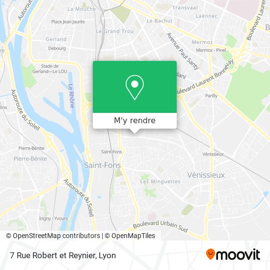 7 Rue Robert et Reynier plan