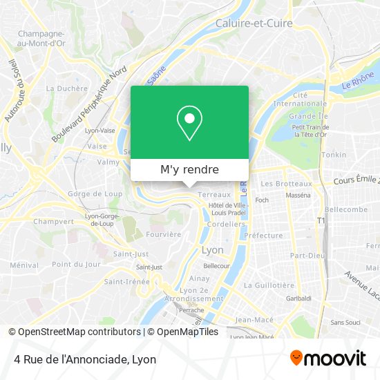 4 Rue de l'Annonciade plan