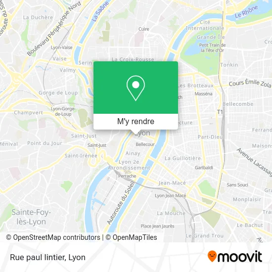 Rue paul lintier plan