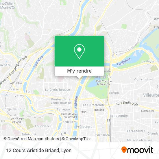 12 Cours Aristide Briand plan