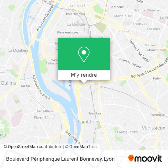 Boulevard Périphérique Laurent Bonnevay plan