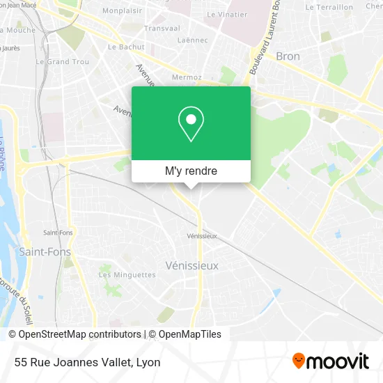 55 Rue Joannes Vallet plan
