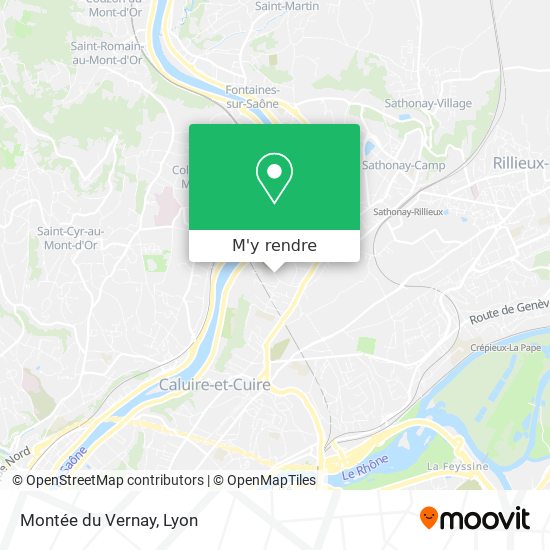 Montée du Vernay plan