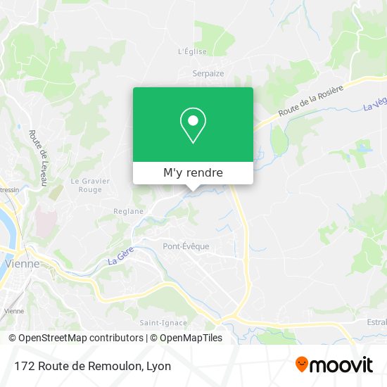 172 Route de Remoulon plan