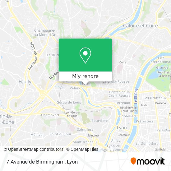 7 Avenue de Birmingham plan