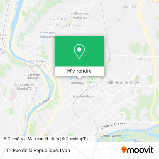 11 Rue de la République plan