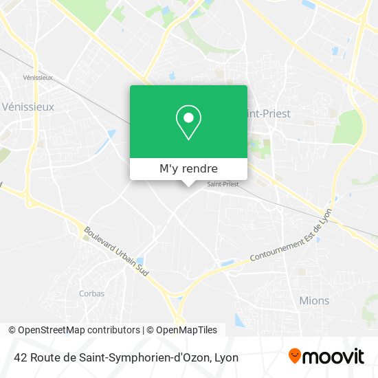 42 Route de Saint-Symphorien-d'Ozon plan