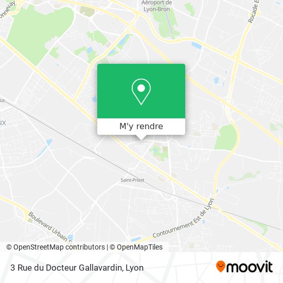 3 Rue du Docteur Gallavardin plan