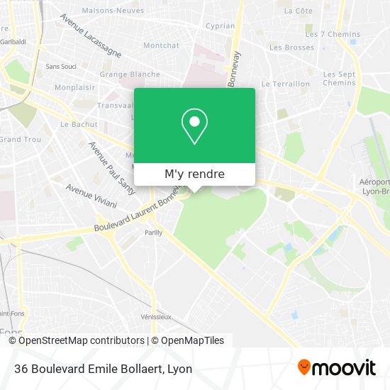 36 Boulevard Emile Bollaert plan