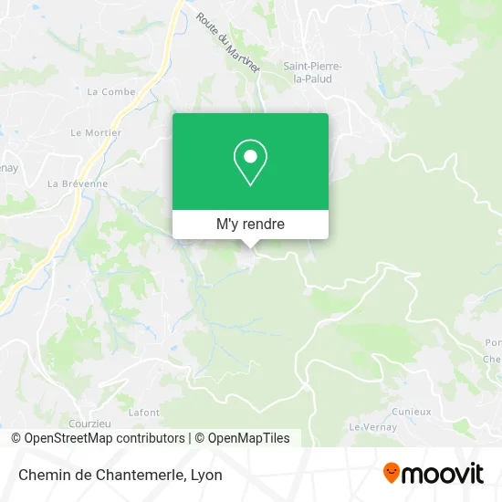 Chemin de Chantemerle plan