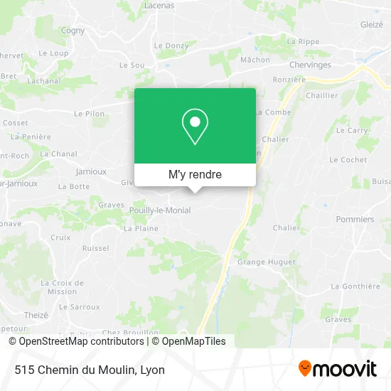 515 Chemin du Moulin plan