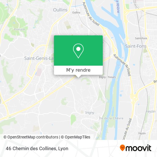 46 Chemin des Collines plan