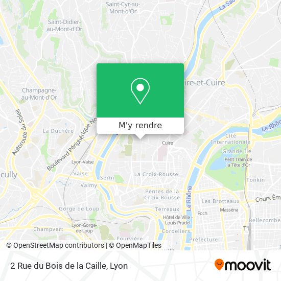 2 Rue du Bois de la Caille plan