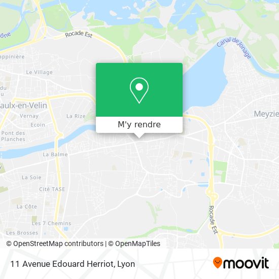 11 Avenue Edouard Herriot plan