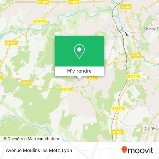 Avenue Moulins les Metz plan