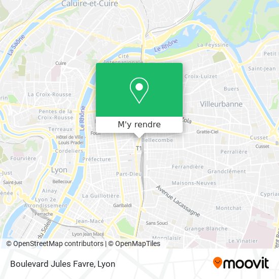 Boulevard Jules Favre plan