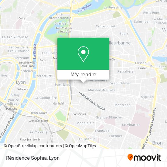 Résidence Sophia plan