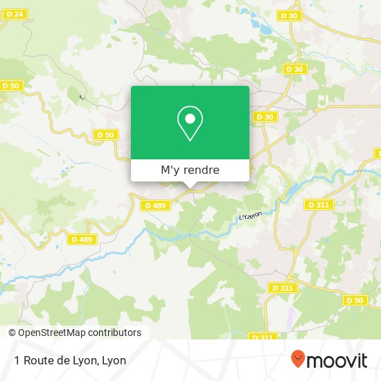 1 Route de Lyon plan