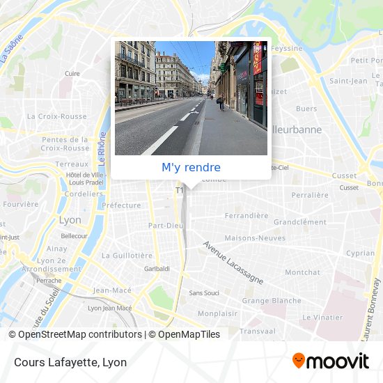 Cours Lafayette plan