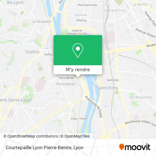 Courtepaille Lyon Pierre-Bénite plan