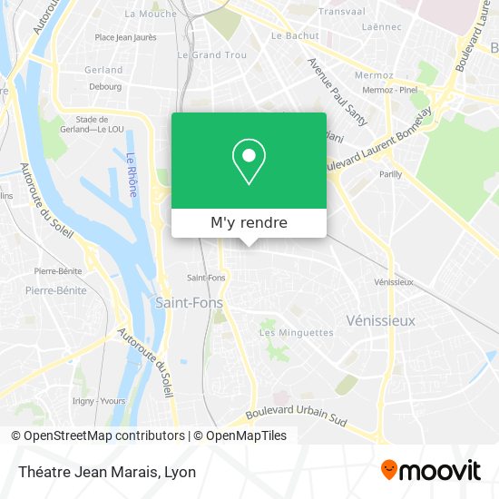 Théatre Jean Marais plan