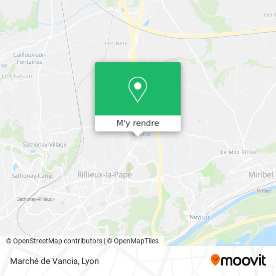 Marché de Vancia plan