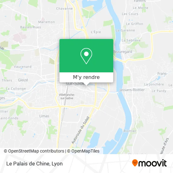 Le Palais de Chine plan