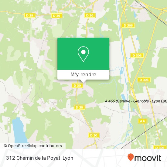 312 Chemin de la Poyat plan