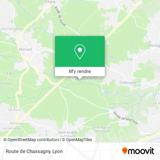 Route de Chassagny plan