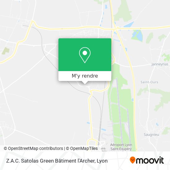 Z.A.C. Satolas Green Bâtiment l'Archer plan